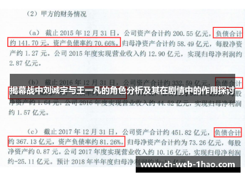 揭幕战中刘诚宇与王一凡的角色分析及其在剧情中的作用探讨 揭幕战中刘诚宇与王一凡的角色分析及其在剧情中的作用探讨